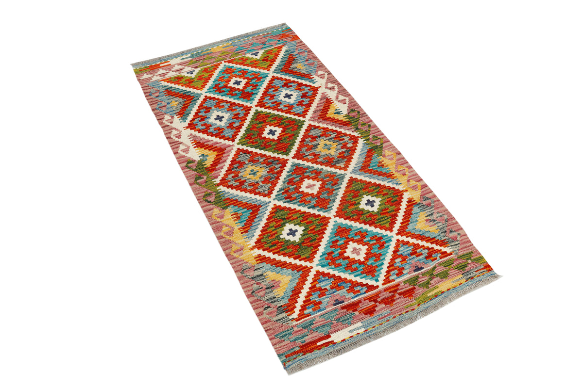 Afghan Kilim Runner (143 x 71cm)