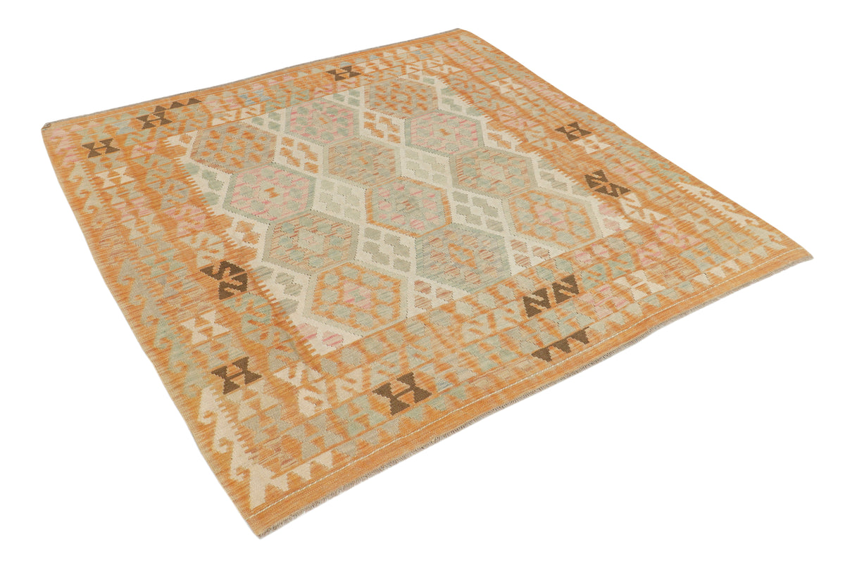 Afghan Kilim Rug (197 x 188cm)