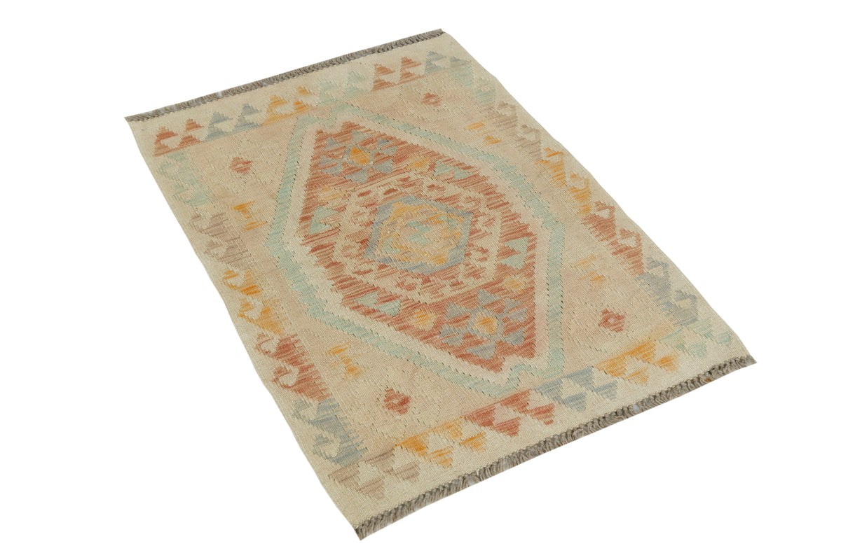 Afghan Kilim Rug (101 x 77cm)
