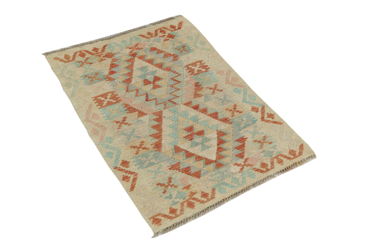 Afghan Kilim Rug (105 x 77cm)