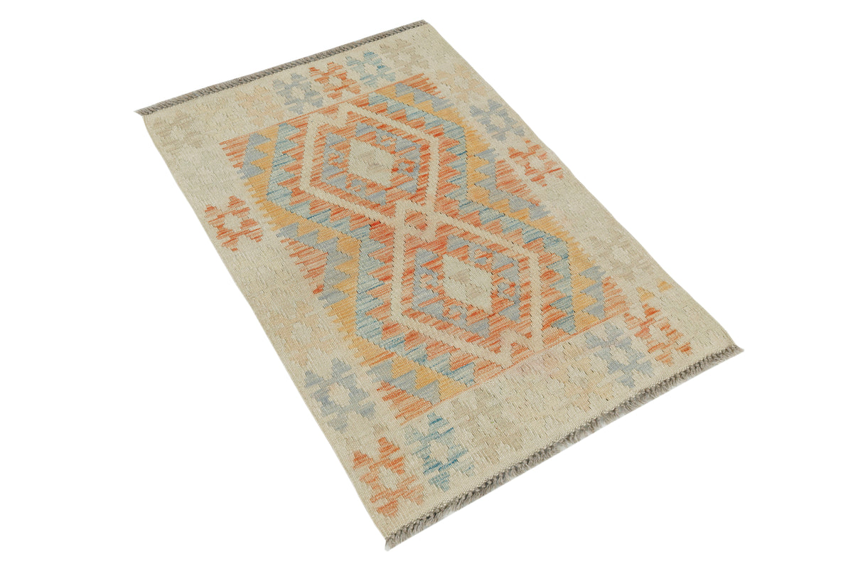Afghan Kilim Rug (113 x 76cm)