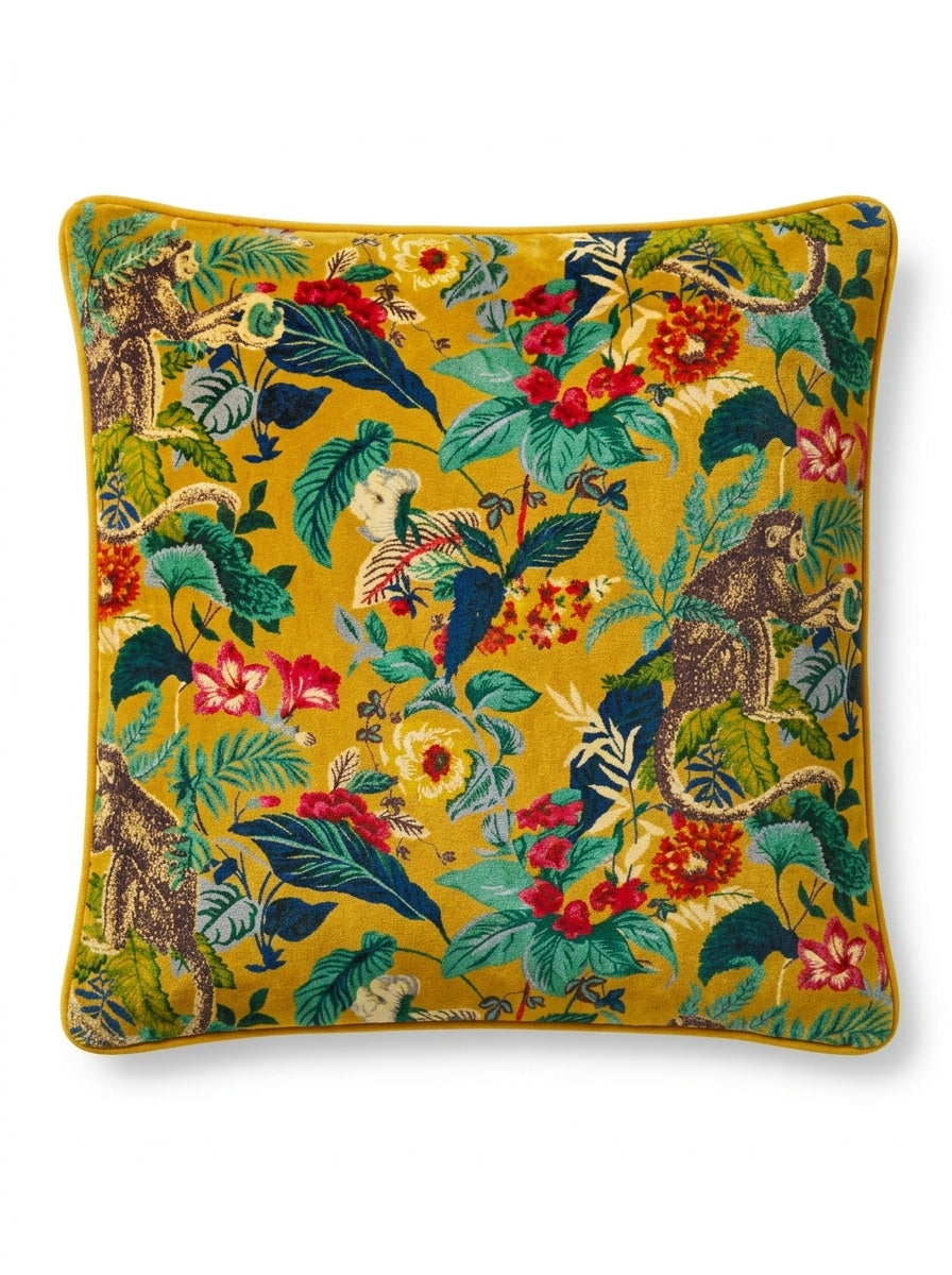 Jaipuri Velvet Cushion