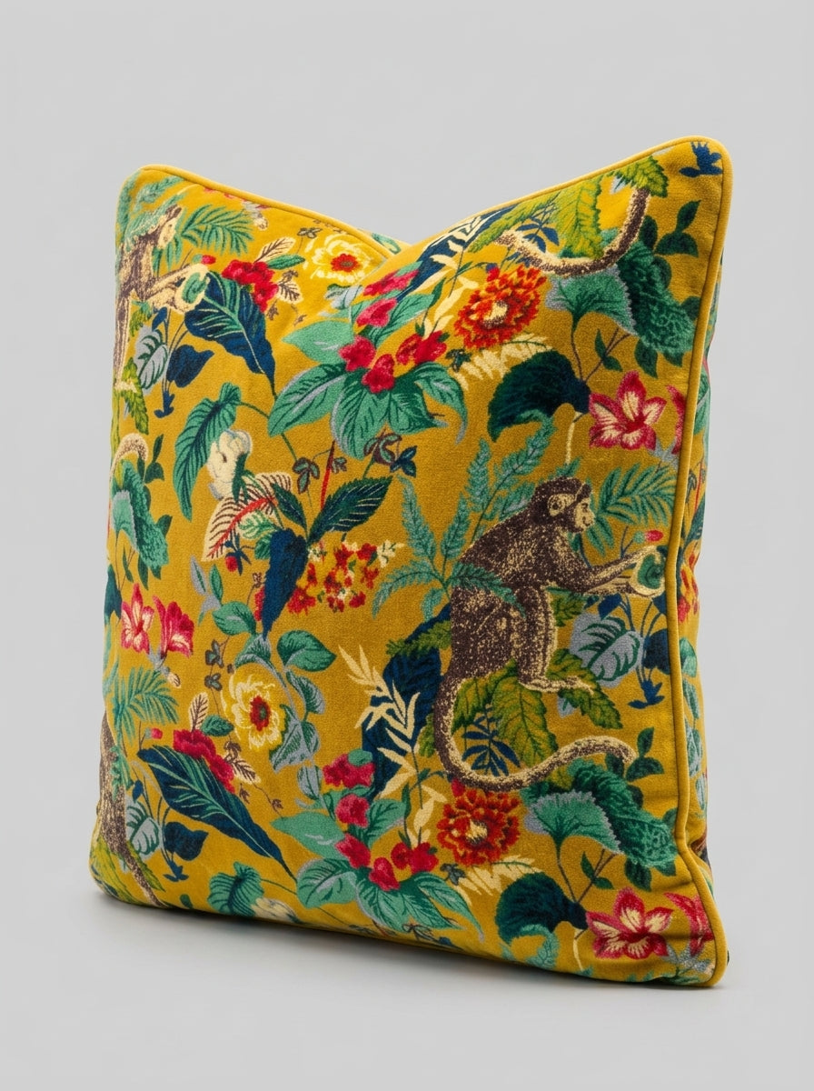 Jaipuri Velvet Cushion