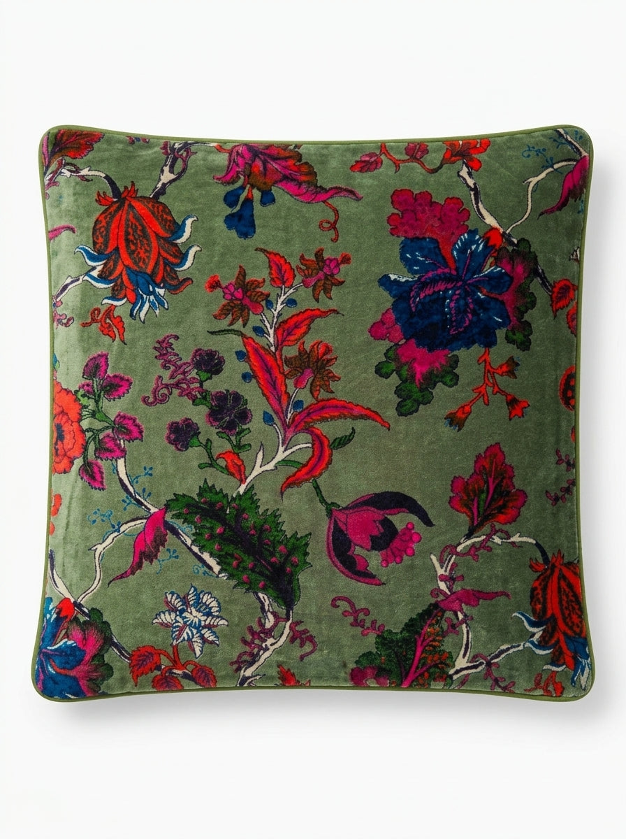 Jaipuri Velvet Cushion