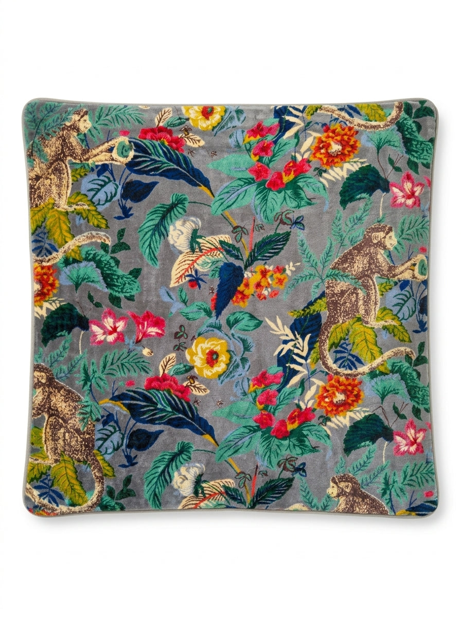 Jaipuri Velvet Cushion