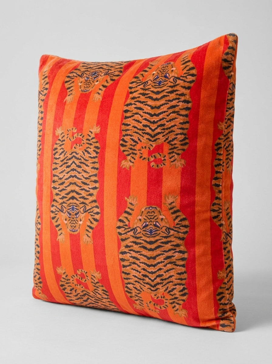 Soft velvet cushion by eastofhere with a plush, textured surface in a cozy, stylish design perfect for home decor.