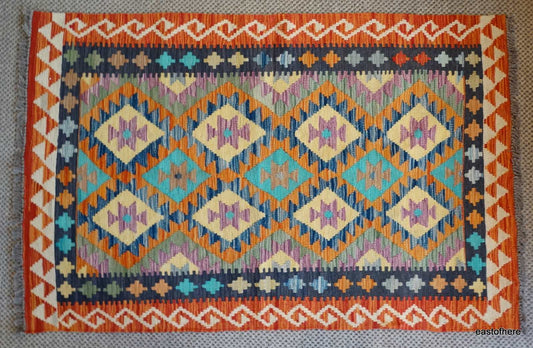 Afghan Kilim (157 x 102cm) - eastofhere