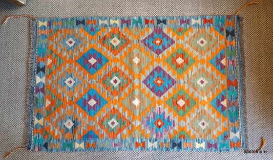 Afghan Kilim (154 x 98cm) - eastofhere