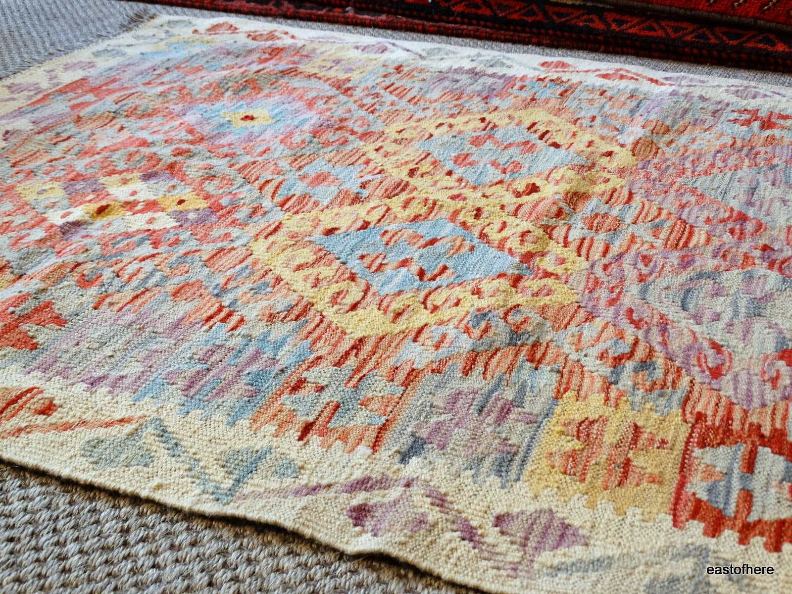 Afghan Kilim (146 x 100cm) - eastofhere