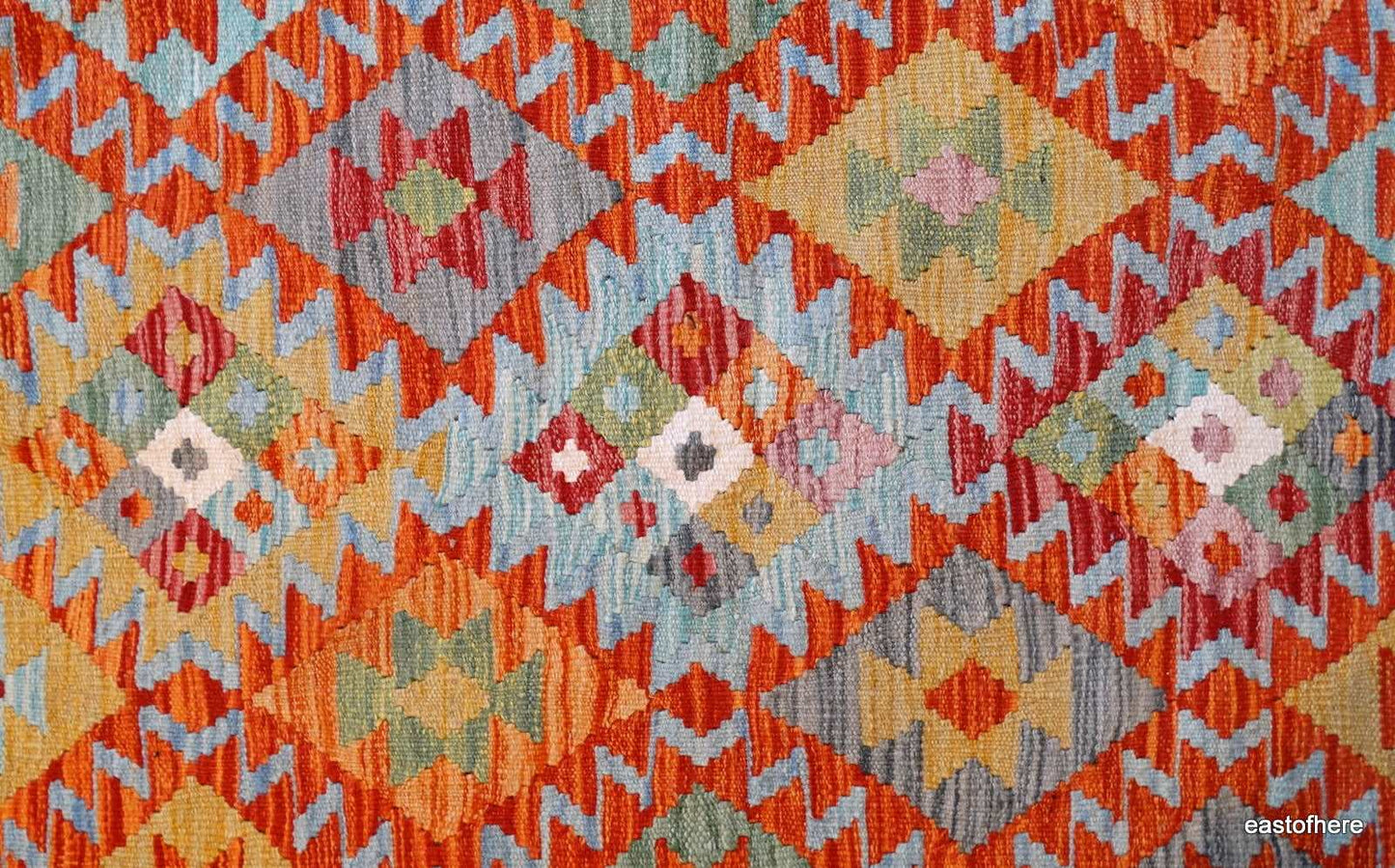 Afghan Kilim (140 x 95cm) - eastofhere