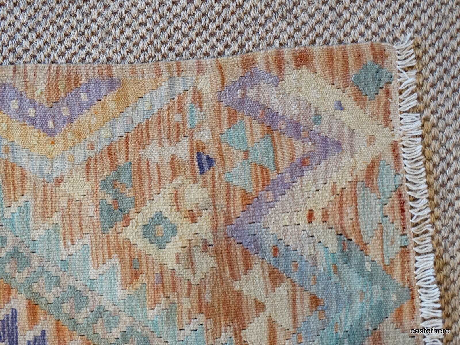 Afghan Kilim (126 x 79cm) - eastofhere