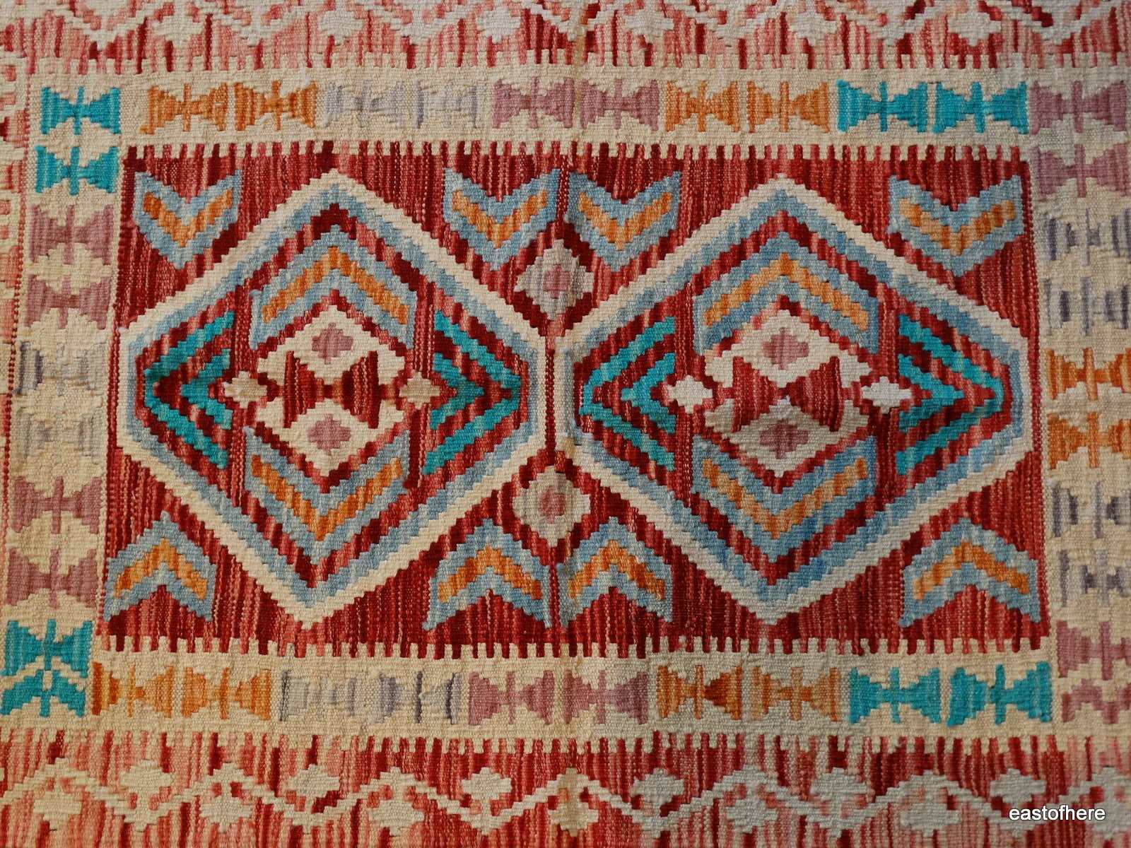 Afghan Kilim (117 x 82cm) - eastofhere