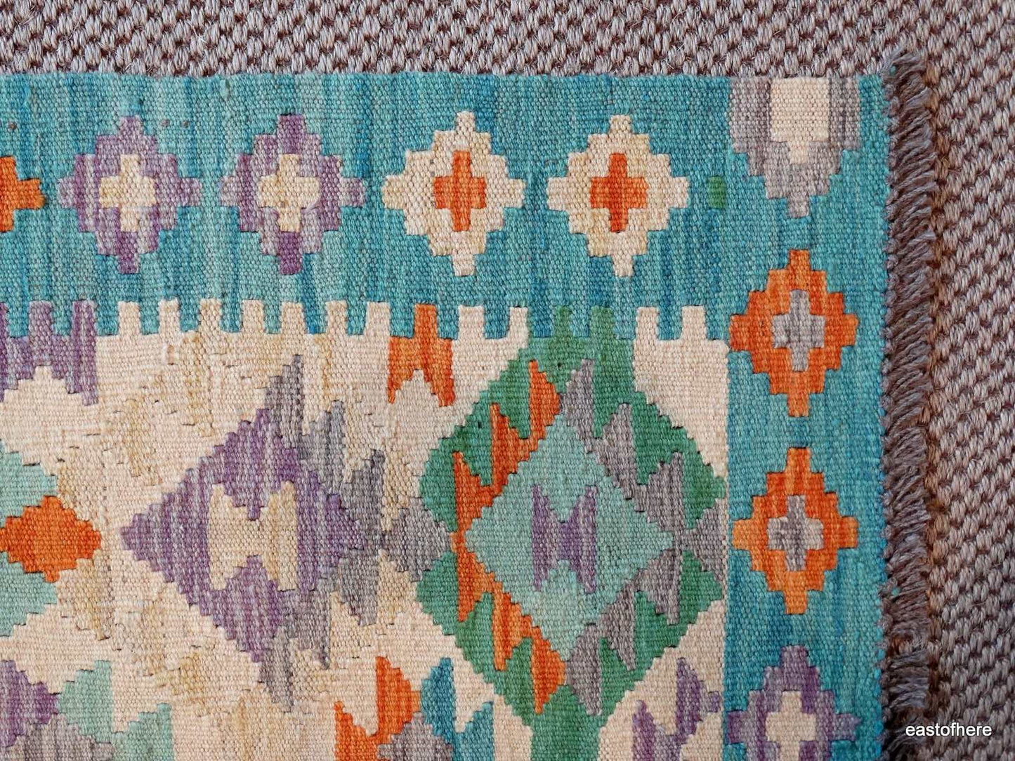 Afghan Kilim (123 x 79cm) - eastofhere