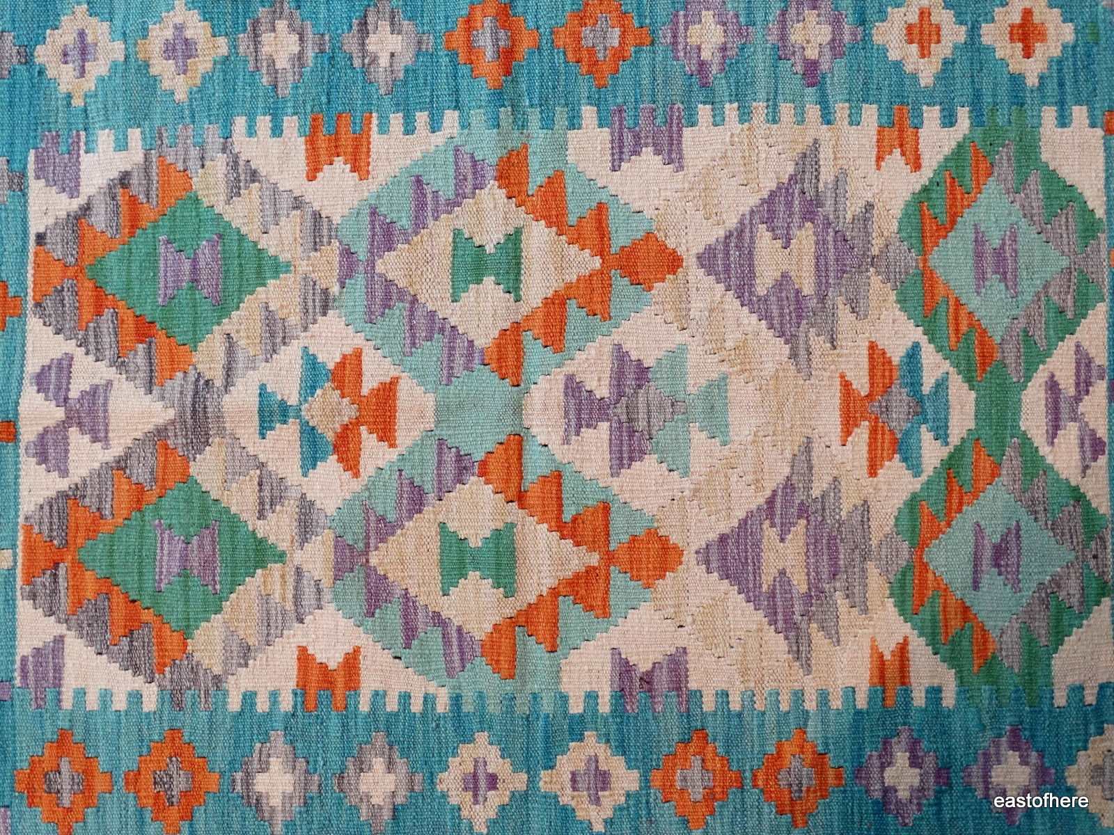 Afghan Kilim (123 x 79cm) - eastofhere