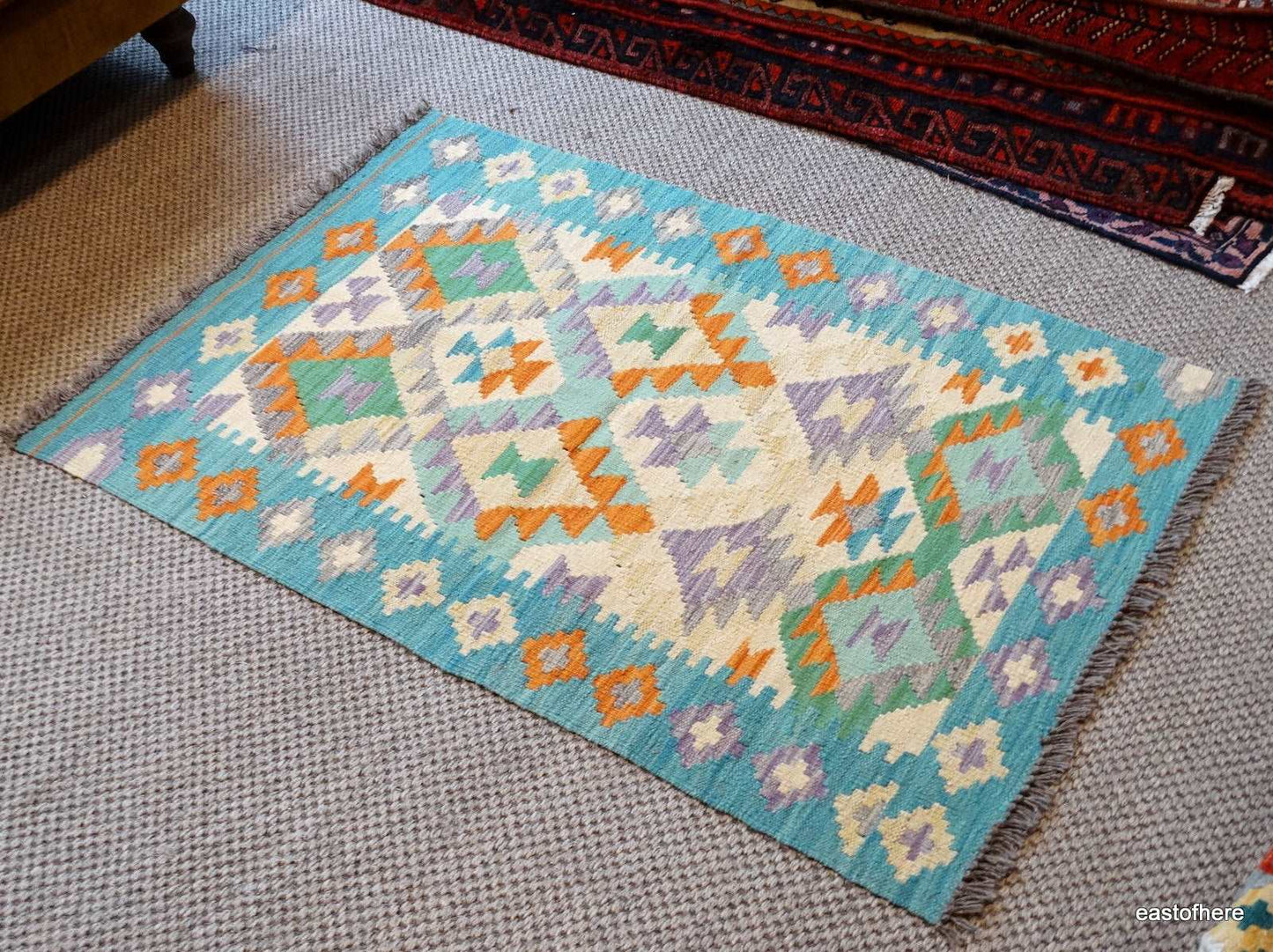 Afghan Kilim (123 x 79cm) - eastofhere