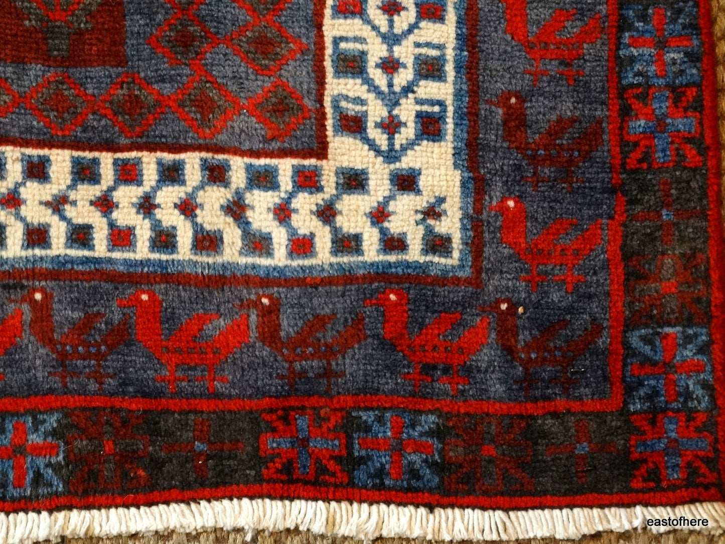 Vintage Afshar (242 x 153cm) - eastofhere