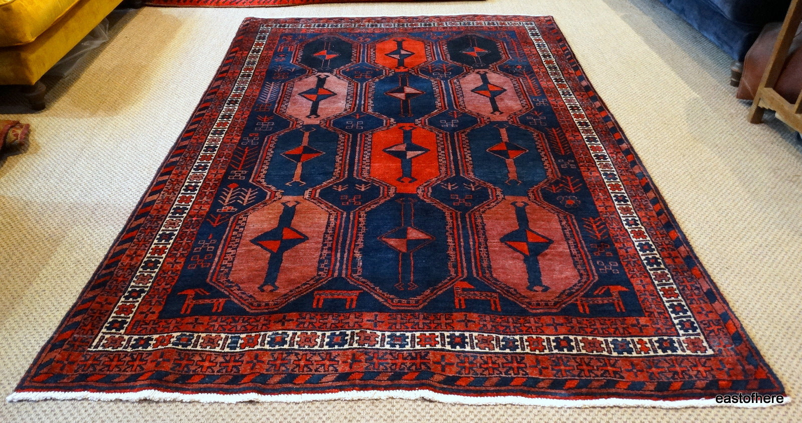 Vintage Afshar ( 225 x 155cm) - eastofhere