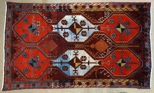 Vintage Afshar (226 x 134cm) - eastofhere