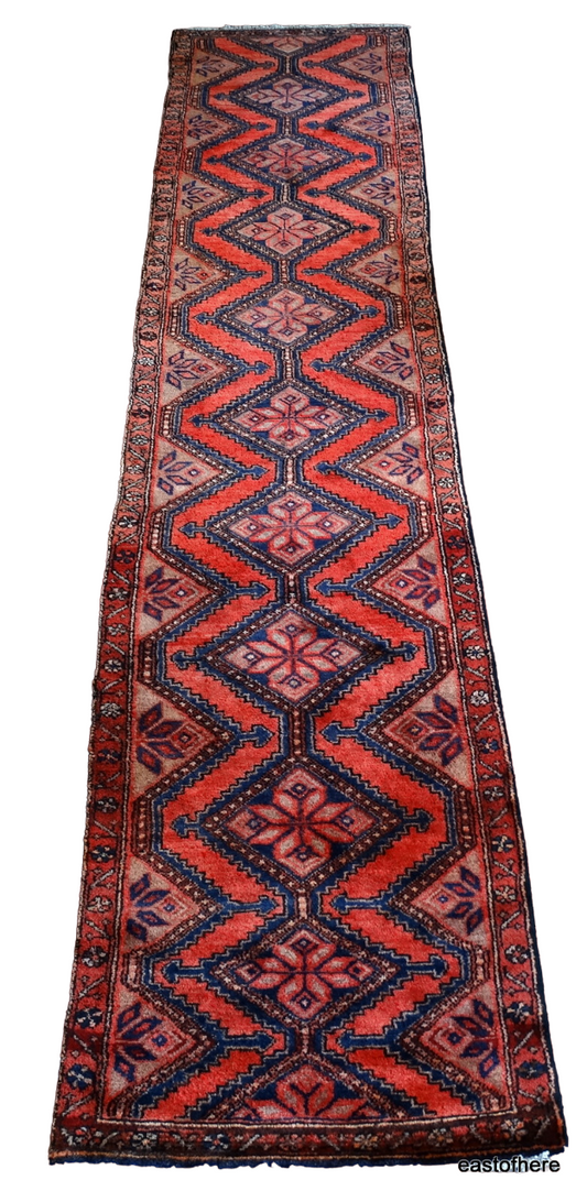 Vintage Hamadan Runner (360 x 74cm) - eastofhere