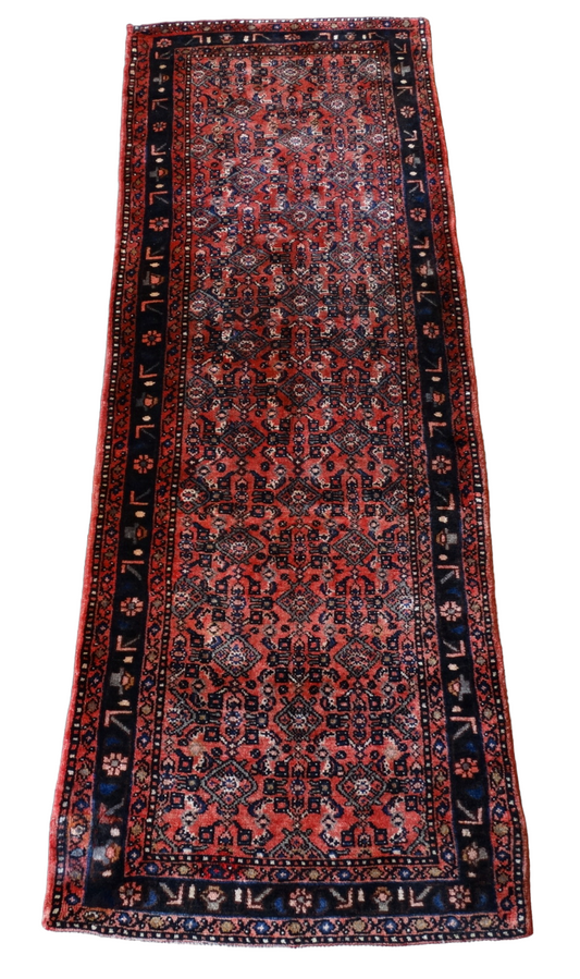 Vintage Hamadan Runner (274 x 98cm) - eastofhere