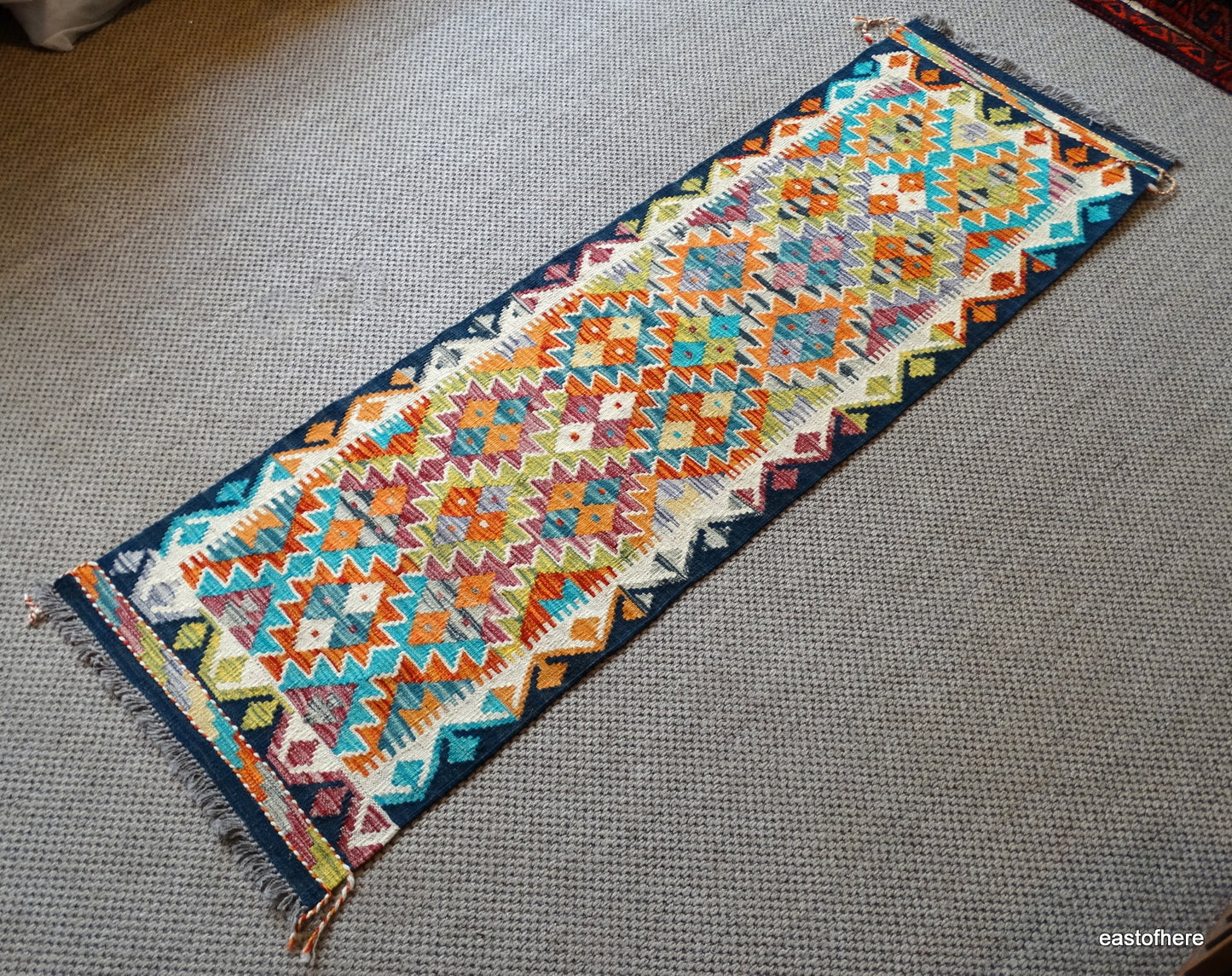 Kilim Runner (200 x 62cm) - eastofhere