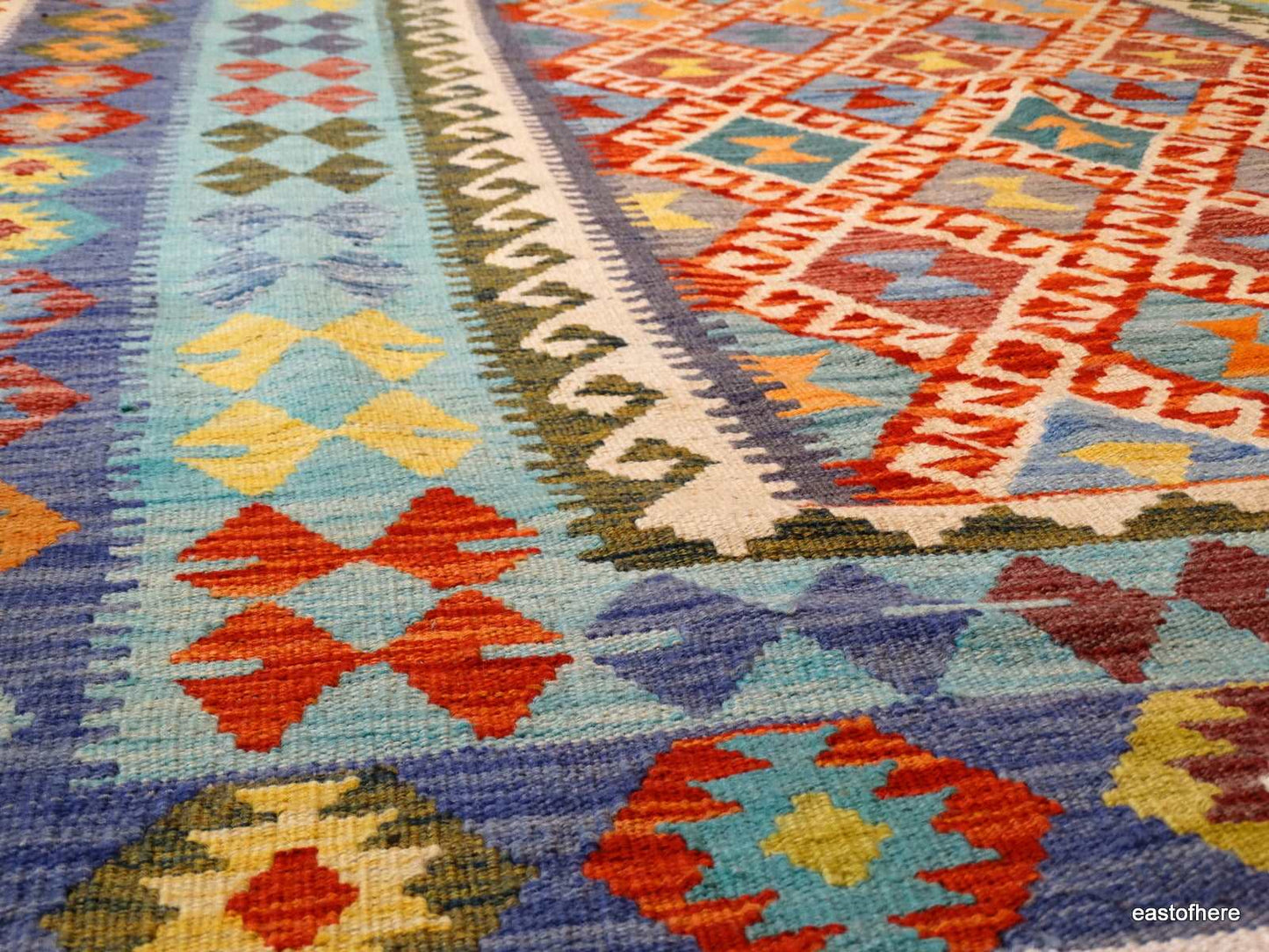 Afghan Kilim (250 x 190cm) - eastofhere