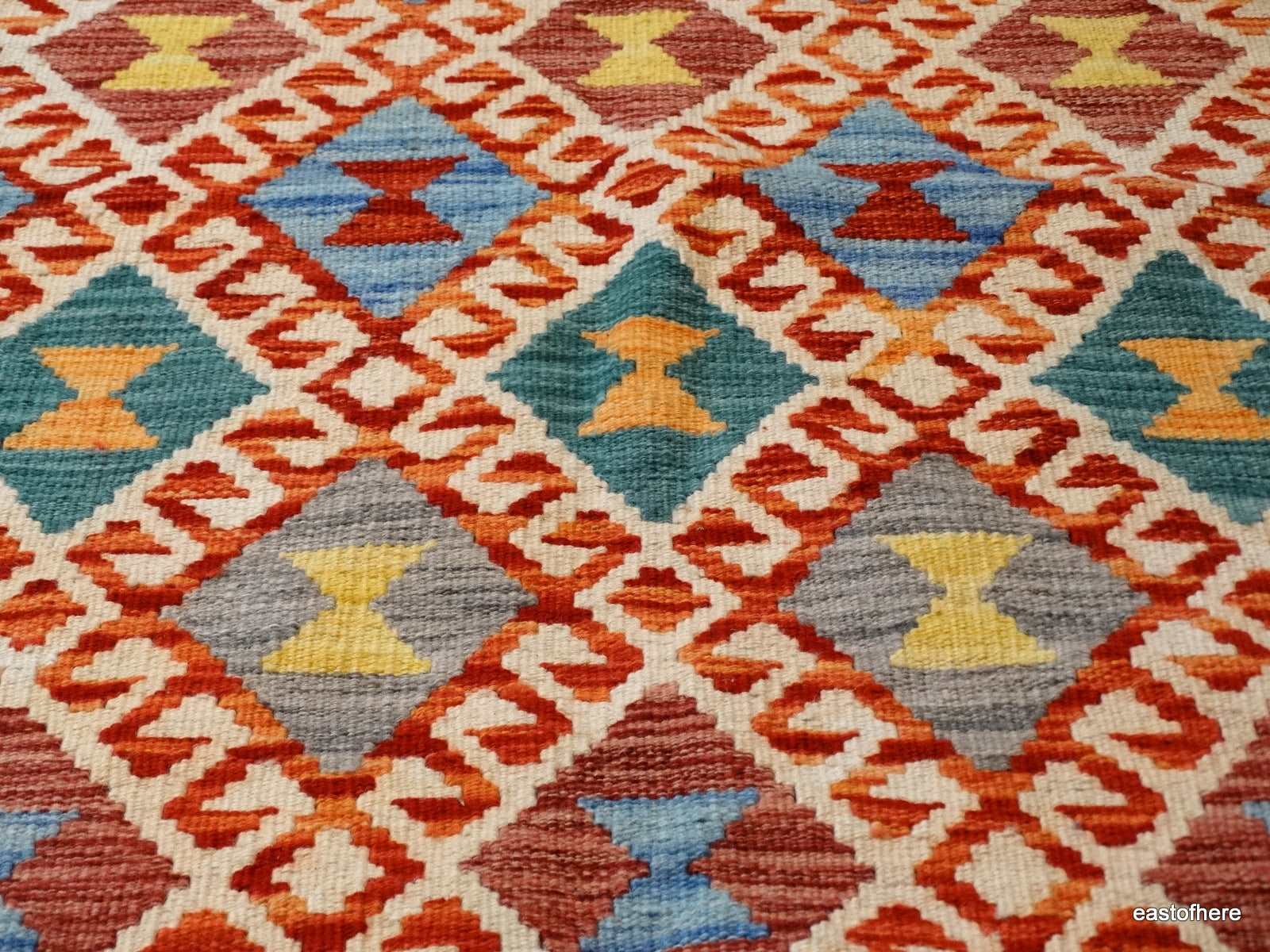 Afghan Kilim (250 x 190cm) - eastofhere