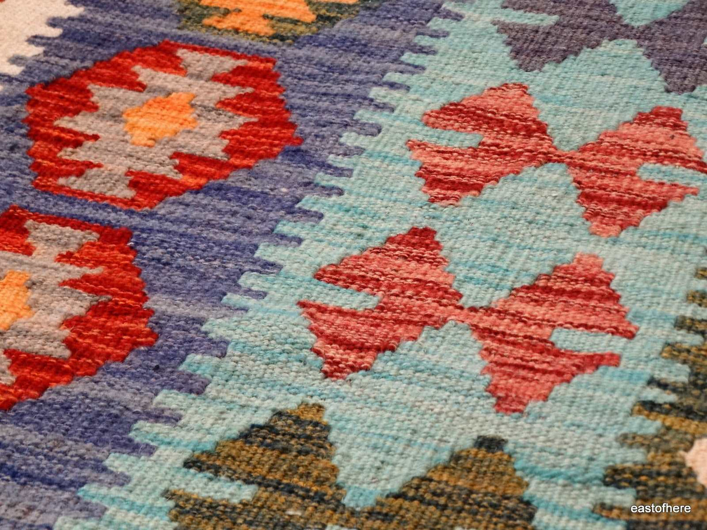 Afghan Kilim (250 x 190cm) - eastofhere