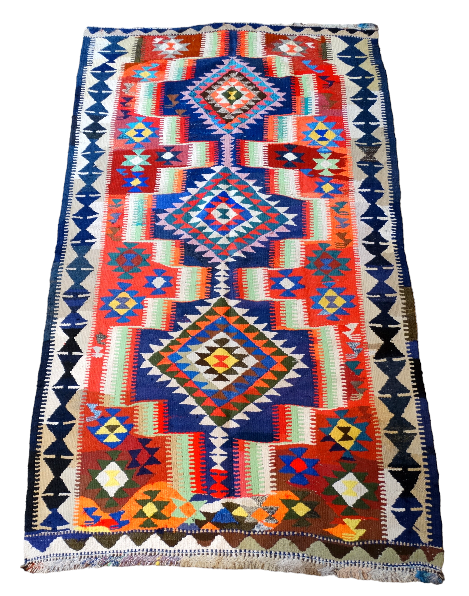 Vintage Iranian Kilim (275 x 156cm) - eastofhere