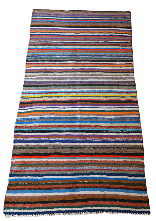 Vintage Iranian Kilim (297 x 115cm) - eastofhere