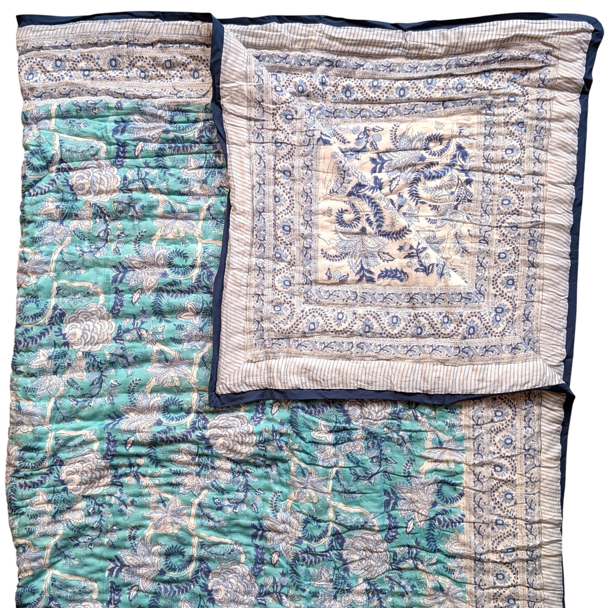 Jaipuri Quilt - King Size - eastofhere