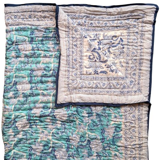 Jaipuri Quilt - King Size - eastofhere