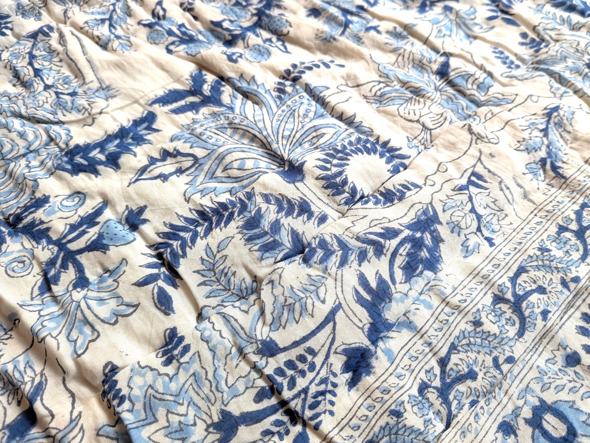 Jaipuri Quilt - King Size - eastofhere