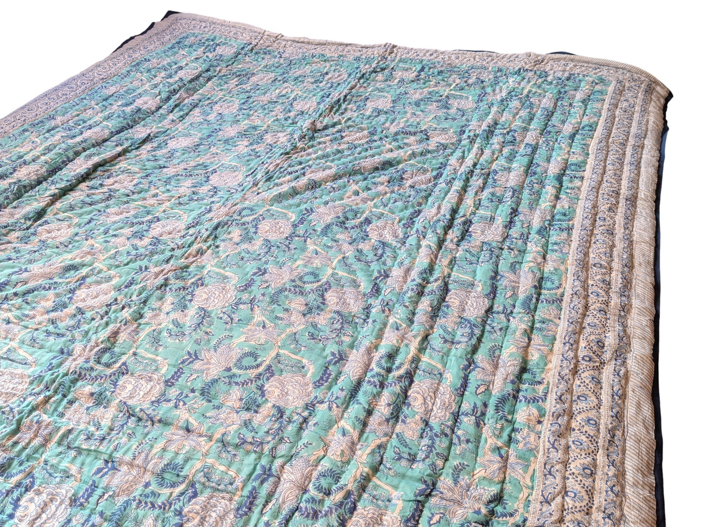 Jaipuri Quilt - King Size - eastofhere