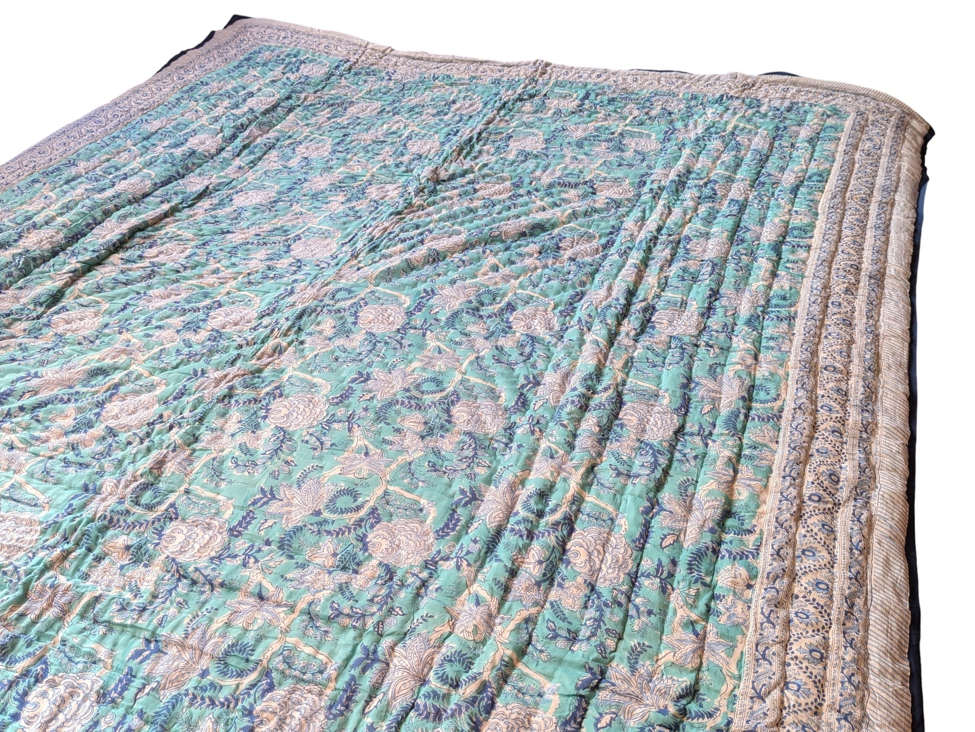 Jaipuri Quilt - King Size - eastofhere