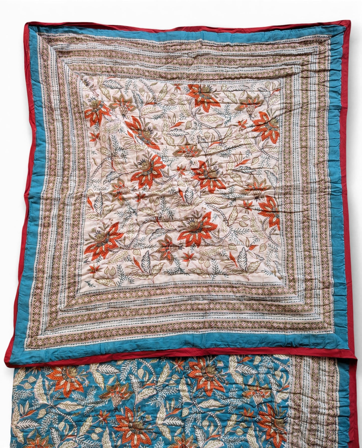 Jaipuri Quilt - King Size - eastofhere