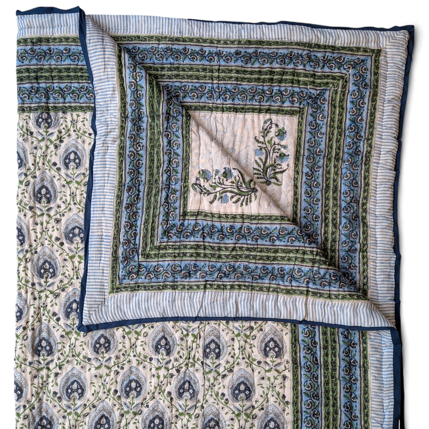 Jaipuri Quilt - King Size - eastofhere