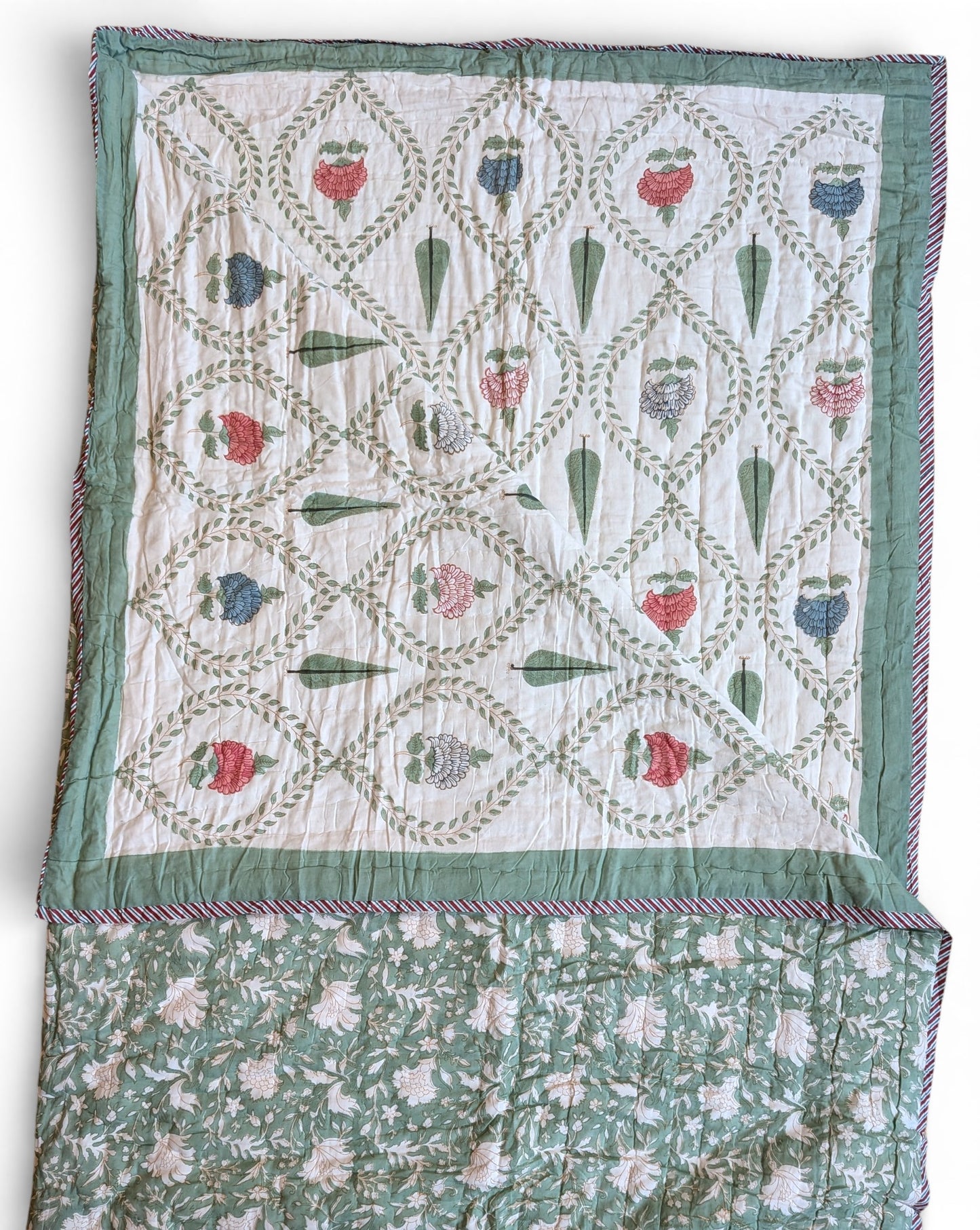 Jaipuri Quilt - King Size - eastofhere