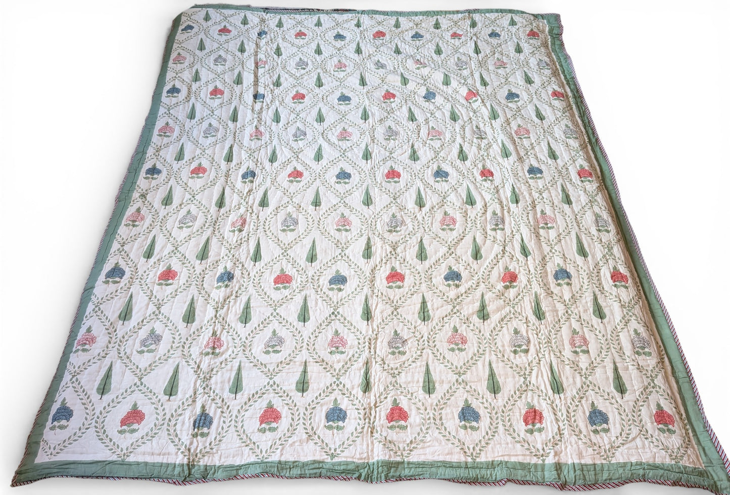 Jaipuri Quilt - King Size - eastofhere