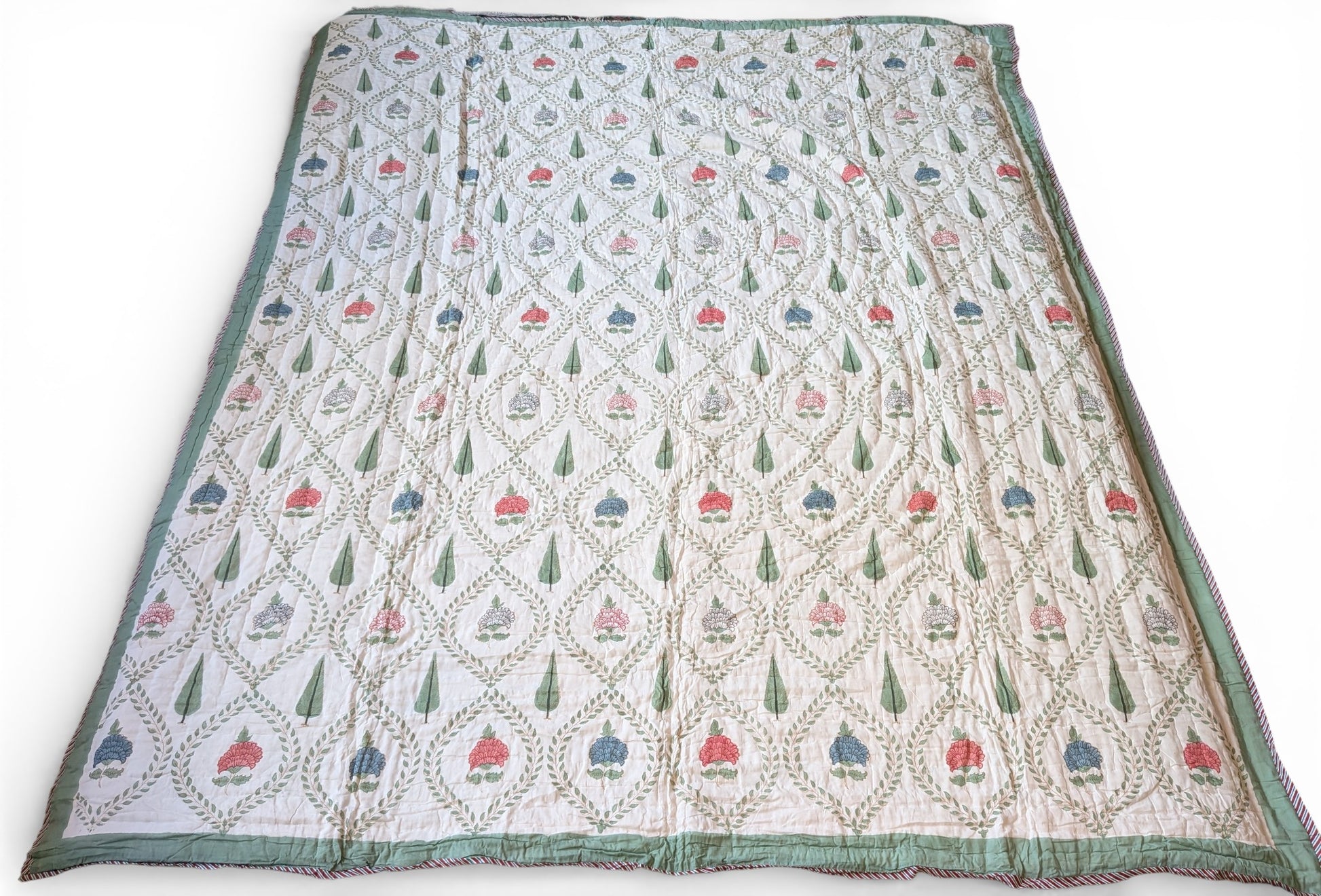Jaipuri Quilt - King Size - eastofhere