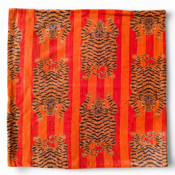 Soft velvet cushion in a neutral color with plush fabric, designed for comfort and stylish home decor by eastofhere.