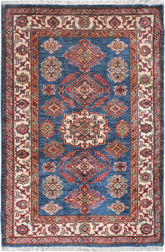 Afghan Kazak Rug (148 x 97cm)