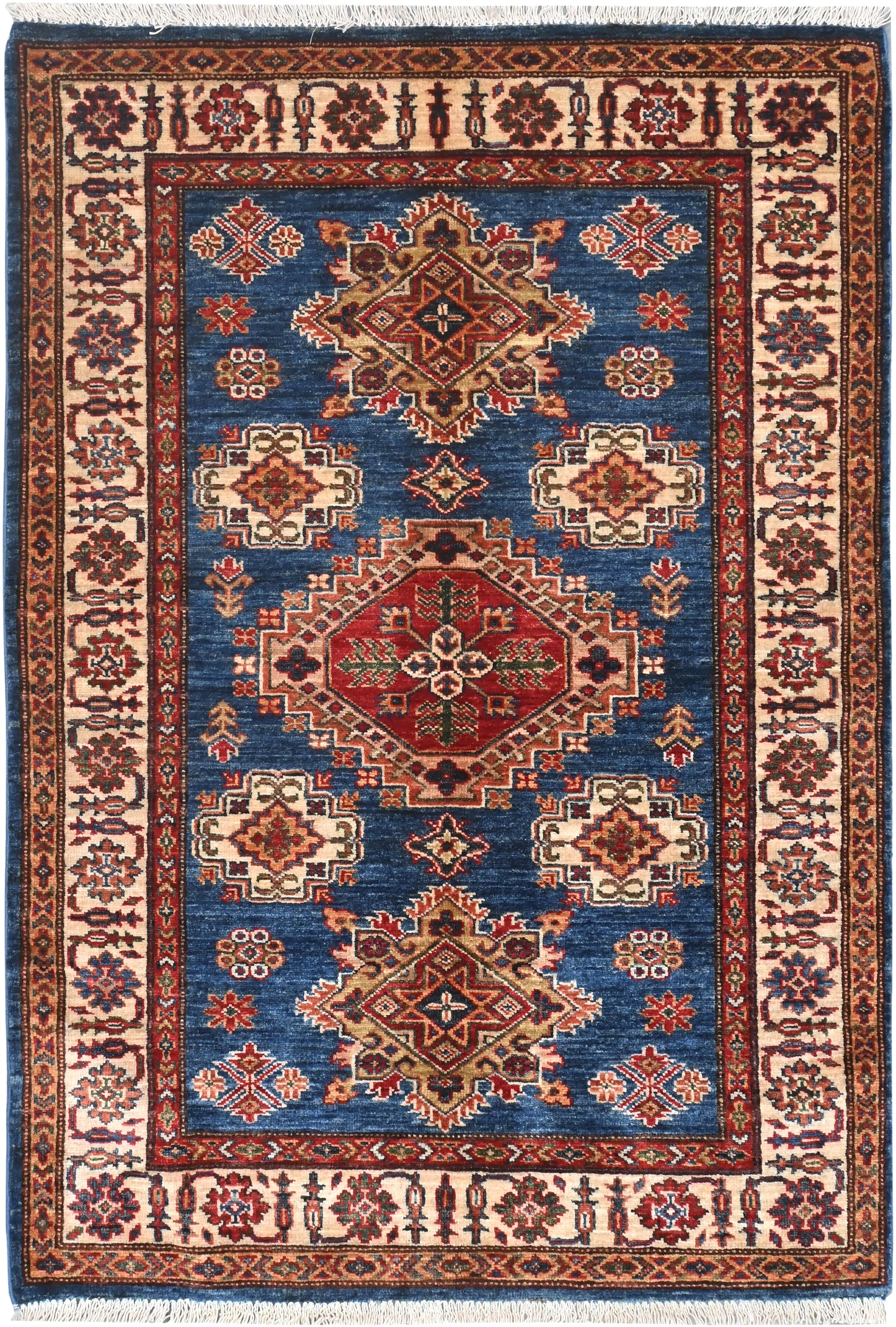 Afghan Kazak Rug (151 x 102cm)