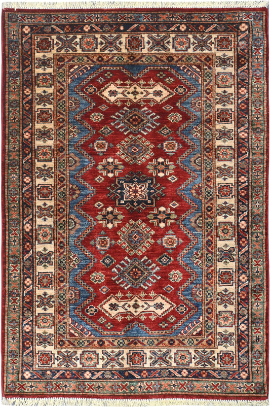 Afghan Kazak Rug (152 x 101cm)