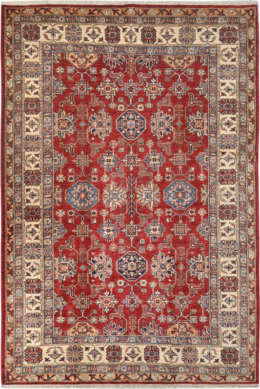 Afghan Kazak Rug (278 x 186cm)