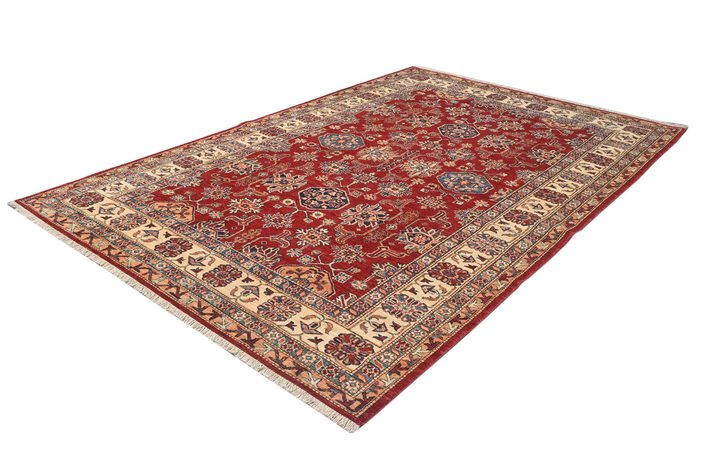 Afghan Kazak Rug (278 x 186cm)