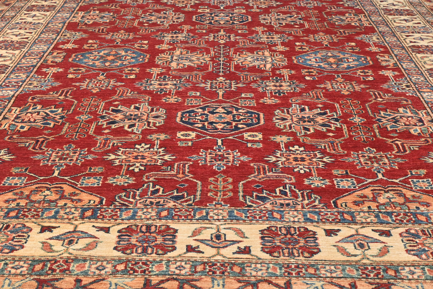Afghan Kazak Rug (278 x 186cm)