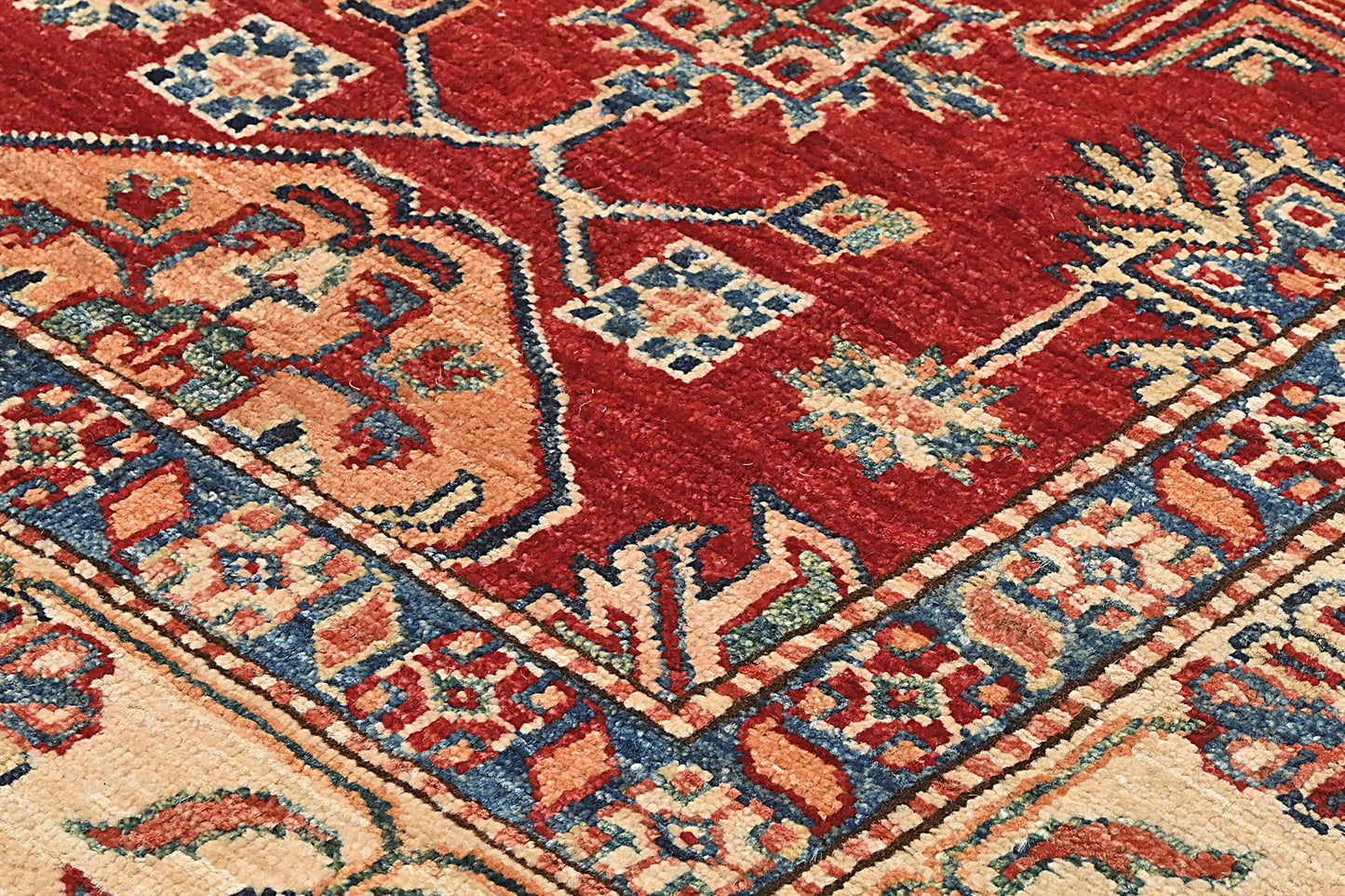 Afghan Kazak Rug (278 x 186cm)