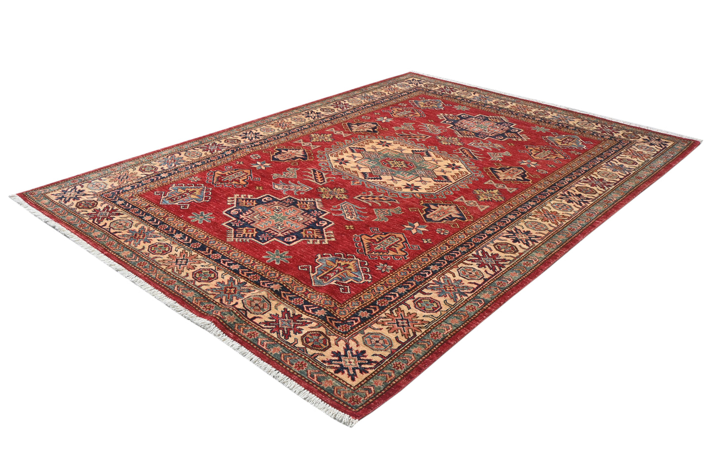 Afghan Kazak Rug (238 x 171cm)