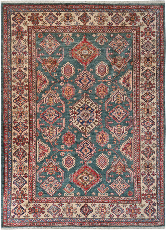 Afghan Kazak Rug (240 x 174cm)